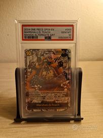 One Piece Marshall D. Teach Manga Eng PSA 10