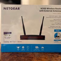 Router WiFi Netgear N300 con Antenne Esterne