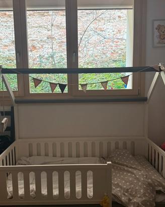 Letto Montessoriano cuoricini