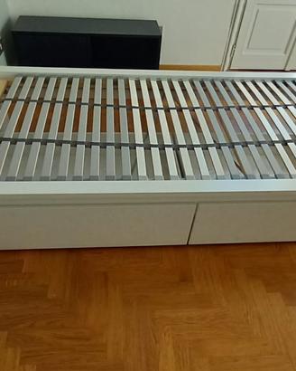 Letto singolo Malm Ikea + doghe