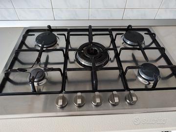 Piastra cottura a gas 5 fuochi
