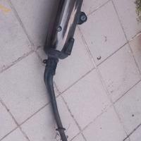 Scarico originale Yamaha TMAX del 2008