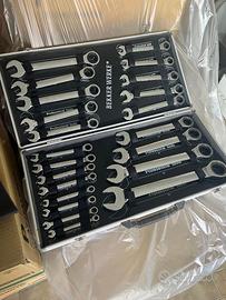 Set chiavi a cricchetto Chrome vanadium