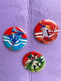 3 spille a tema Pokémon diametro 58 mm
