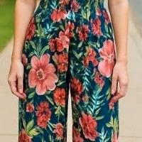 Abito Lungo con Gonna a Pantalone con tasche