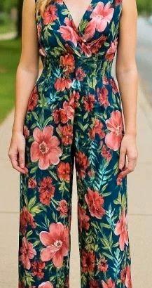 Abito Lungo con Gonna a Pantalone con tasche