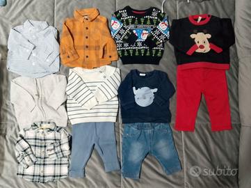 set abbigliamento neonato 3-6 mesi 62 cm