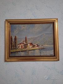Quadro dipinto a olio del Novecento