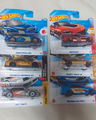hotwheels 6 auto top