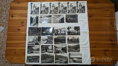 CARTOLINE POSTALI VINTAGE BIANCO E NERO 26 PEZZI 