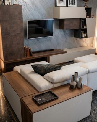 🛋️ Divano BRUMA + Mobile laterale TOMASELLA (Com