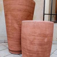 SPEDIBILI €140 di 2 Vasi resina effetto terracotta