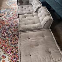 Divano componibile Grigio chiaro