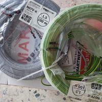 100 mt cavo unipolare grigio  N07V-K 1,5mm²