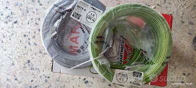 100 mt cavo unipolare grigio  N07V-K 1,5mm²