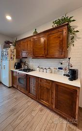 Cucina in legno di Pioppo