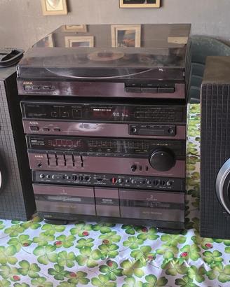 Impianti HI-FI AIWA CX77 + GIRADISCHI  + CASSE