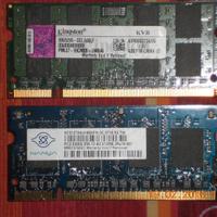 Ram 512 MB e/o 2 GB sodimm DDR2 PC2 6400/5300