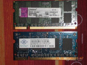 Ram 512 MB e/o 2 GB sodimm DDR2 PC2 6400/5300