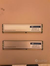 Memoria ram 2x2gb DDR3 1333