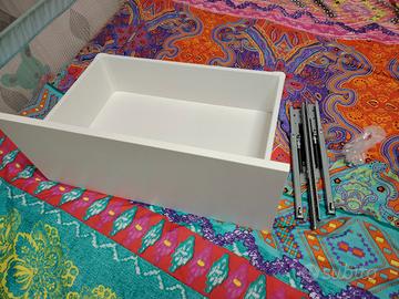 cassetto Besta Ikea bianco