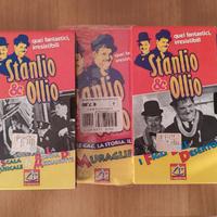 7 VHS STANLIO E OLIO - PREZZO TRATTABILE-5 NUOVI
