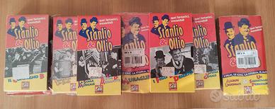 7 VHS STANLIO E OLIO - PREZZO TRATTABILE-5 NUOVI