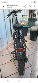 E-bike pieghevole 20" ruota larga