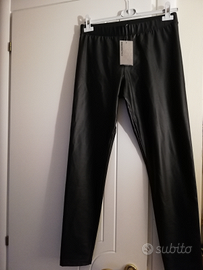 Pantacollant Calzedonia similpelle neri nuovi