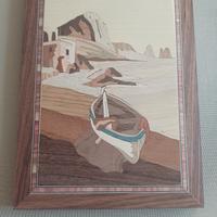 Quadro intarsiato artigianale sorrentino