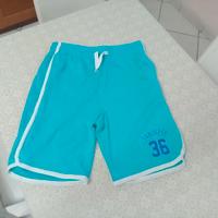 Pantaloncino bermuda taglia L turchese