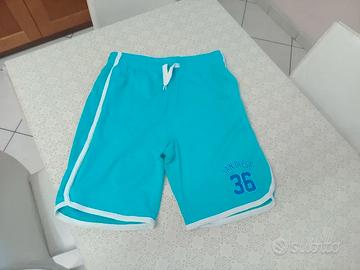 Pantaloncino bermuda taglia L turchese