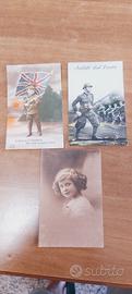 tre cartoline illustrate prima guerra mondiale 