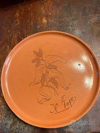 Piatti per pizza x 6 con in omaggio centro tavola