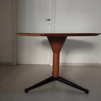 Tavolo modernariato  tondo anni 50 in legno