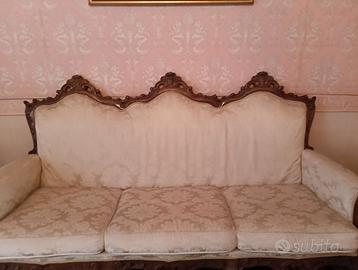 Divano stile barocco 3 posti