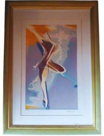 Voltolina firmato - Stampa artistica con cornice