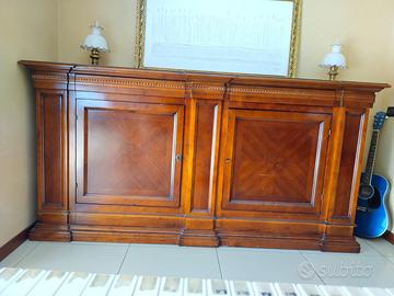 Credenza classica ciliegio anticato -ante/cassetti
