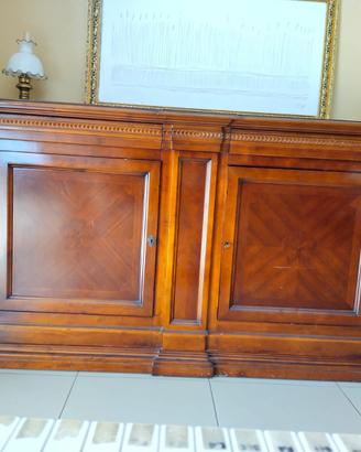 Credenza classica ciliegio anticato -ante/cassetti