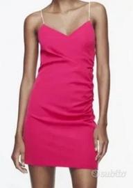 Zara - vestito donna fucsia