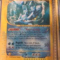 Carta pokemon vintage