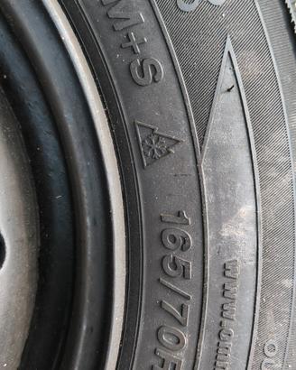 Gomme termiche 165/70 r14 + cerchi 14"