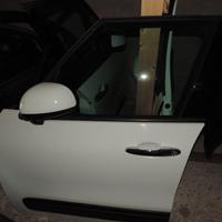 Sportello porta anteriore sx- dx fiat 500L bianco