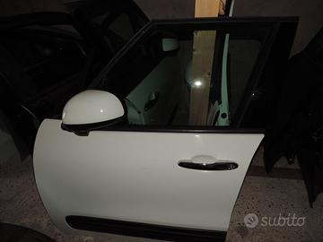 Sportello porta anteriore sx- dx fiat 500L bianco