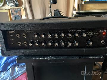 Testata  amplificatore vintage chitarra mack R100E