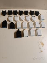 24 pezzi spine prese bipasso