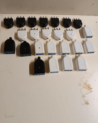 24 pezzi spine prese bipasso