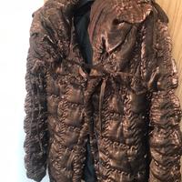 Giaccone particolare colore bronzo metallizzato