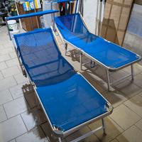 Lettini pieghevoli in alluminio come nuovi