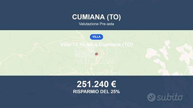 Immobile in asta di 379 m² con box auto a Cumiana